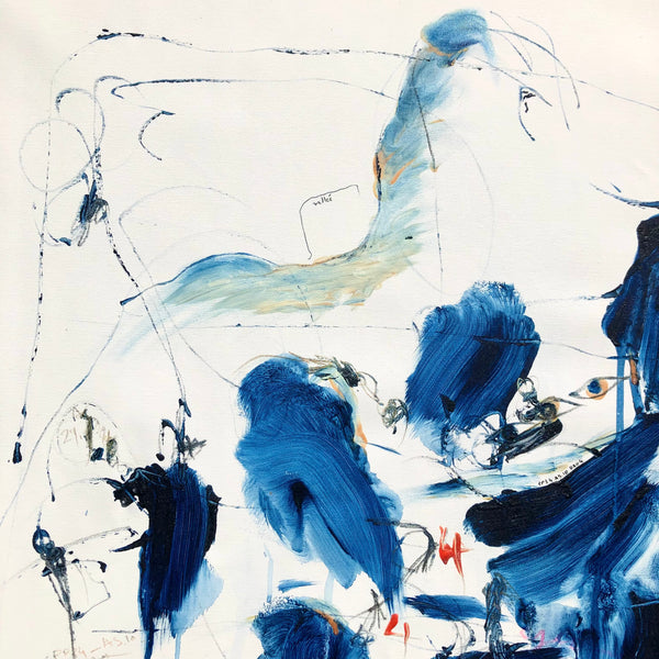 PP34 - The girl with the orange bracelet (79x67in I 200x170cm)