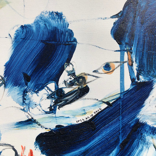 PP34 - The girl with the orange bracelet (79x67in I 200x170cm)