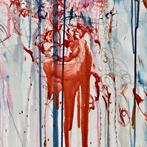 PP34 - The girl with the orange bracelet (79x67in I 200x170cm)