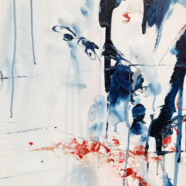 PP34 - The girl with the orange bracelet (79x67in I 200x170cm)