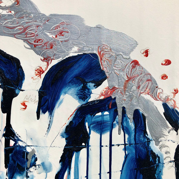 PP34 - The girl with the orange bracelet (79x67in I 200x170cm)