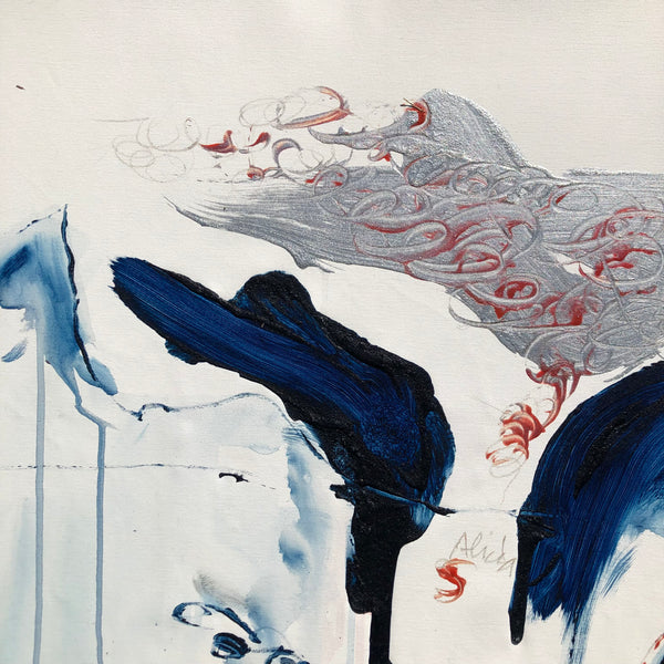 PP34 - The girl with the orange bracelet (79x67in I 200x170cm)