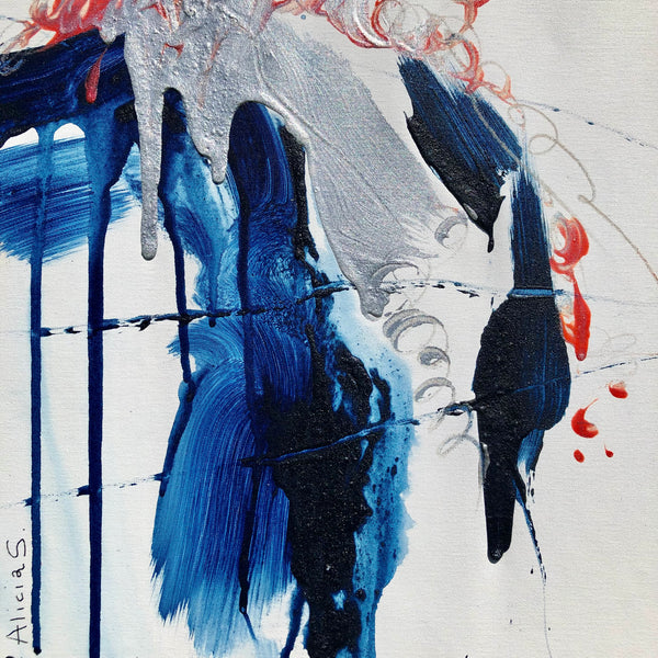 PP34 - The girl with the orange bracelet (79x67in I 200x170cm)