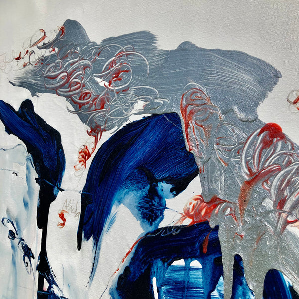 PP34 - The girl with the orange bracelet (79x67in I 200x170cm)