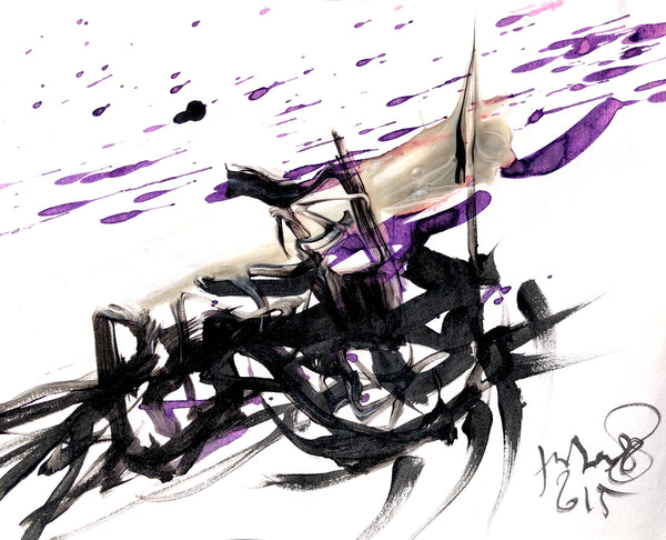 PP66 XS3-The girl with gold fingers (21x17cm I 8,3x6,7in)