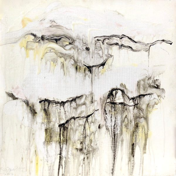 FLY 4 23,62inx23,62in  a painting on canvas by the french contemporary painter James Arax made in 2003.