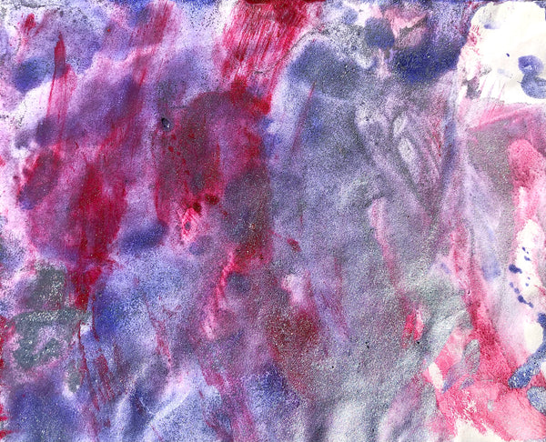 PP45 XS15-THE GIRL WITH THE COLORED DRESS Size 8,3inx6,7in a painting on paper by the french contemporary painter James ARAX made in 2011. This painting is made during the presence painting session.