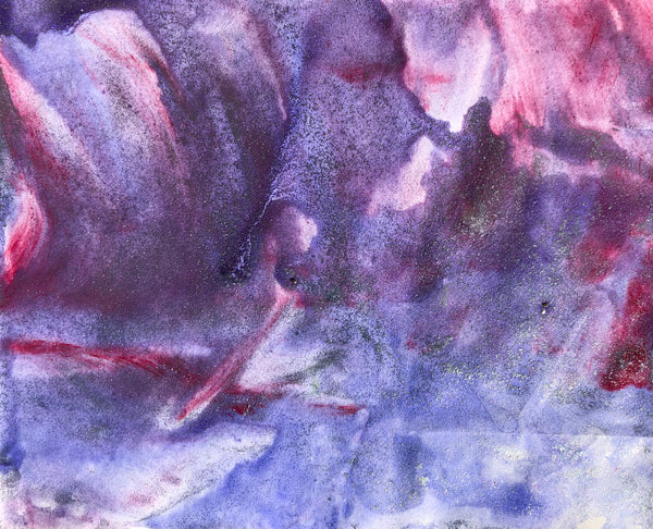 PP45 XS14-THE GIRL WITH THE COLORED DRESS Size 8,3inx6,7in a painting on paper by the french contemporary painter James ARAX made in 2011. This painting is made during the presence painting session.