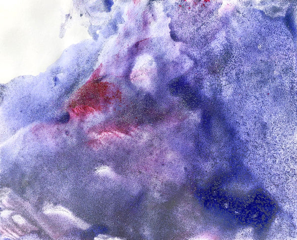 PP45 XS8-THE GIRL WITH THE COLORED DRESS Size 8,3inx6,7in a painting on paper by the french contemporary painter James ARAX made in 2011. This painting is made during the presence painting session.