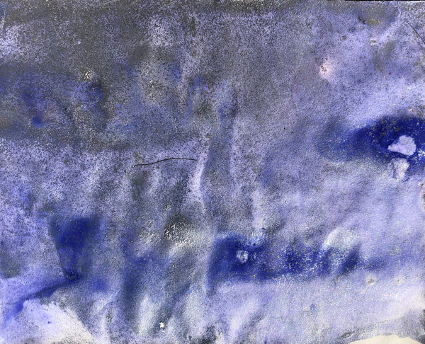 PP45 XS19-THE GIRL WITH THE COLORED DRESS Size 8,3inx6,7in a painting on paper by the french contemporary painter James ARAX made in 2011. This painting is made during the presence painting session.