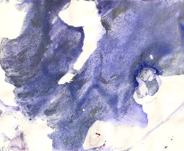 PP45 XS23-THE GIRL WITH THE COLORED DRESS Size 8,3inx6,7in a painting on paper by the french contemporary painter James ARAX made in 2011. This painting is made during the presence painting session.