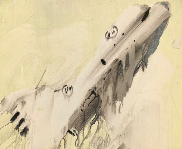 BORN TO FLY 1 24inx19,6in a painting on canvas by the french contemporary painter James Arax made in 2003