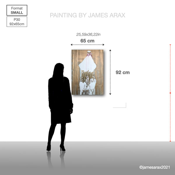 Violet à la base du cou